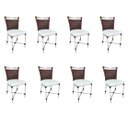 Ver imagem 1 de Kit 8 Cadeiras Rio Fibra Sintética e Estofado com Aquablock