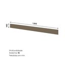 Ver imagem 2 de Rodapé para Balcão MDF 195cm Connect Cinza/Duna