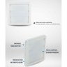 Kit Exaustor Banheiro 15cm com Veneziana Grade Anti Inseto - 8