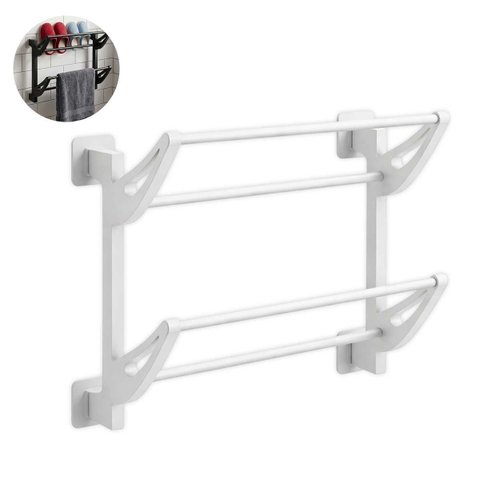 Suporte Organizador Sapato Toalha Sandalia Parede Banheiro Quarto Closet Lavanderia Sala Casa