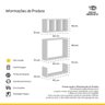 3 em 1 Nicho para Banheiro Nicho Porta Higiênico Organizador Decoração Madeira - 6
