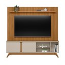 Ver imagem 2 de Rack com Painel Ripado para TV até 70 Polegadas MDF 201CMX194CM Pés em Madeira Maciça Genova 2.0 Istambul