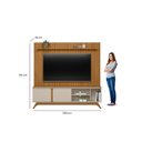 Ver imagem 4 de Rack com Painel Ripado para TV até 70 Polegadas MDF 201CMX194CM Pés em Madeira Maciça Genova 2.0 Istambul