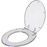 Assento Sanitario Poliester Carina Cristal para vaso Ideal Standard - 2