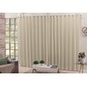 Cortina 3,00x2,50 Sala Quarto Cozinha Voil Blackout Tecido:pérola - 5