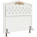 Ver imagem 2 de Cabeceira Cama Box Casal Queen 160cm Imperial J02 Corano Branco - Mpozenato