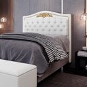 Ver imagem 1 de Cabeceira Cama Box Casal Queen 160cm Imperial J02 Corano Branco - Mpozenato
