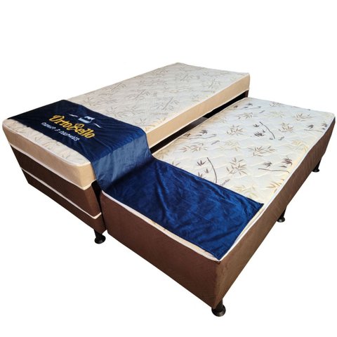 Cama Box Solteiro com Auxiliar Espuma D33 - Ortobello