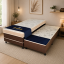 Ver imagem 2 de Cama Box Solteiro com Auxiliar Espuma D33 - Ortobello
