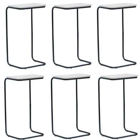 KIT 6 SUPORTES MESA PARA NOTEBOOK PRETO-GATMAGAZINE