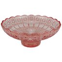 Ver imagem 1 de Centro de Mesa Versailles em Cristal Rosa - Centro de Mesa de Luxo para Ambientes Clássicos