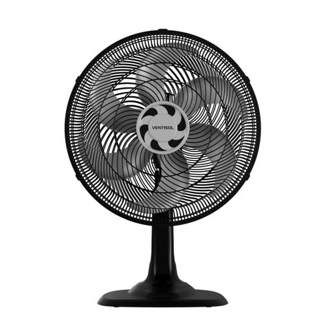 Ventilador Mesa Turbo 6 Pas 40cm 220v Preto