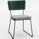 Ver mais imagens de Kit 04 Cadeiras L02 Facto Verde Musgo Linho Cinza