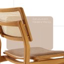 Ver imagem 6 de Conjunto Mesa Bistrô Ballare Tampo de 60cm Redondo e 4 Banquetas Eva Premium