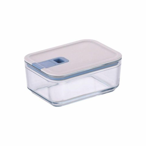 Pote de Vidro Hermético Retangular - Tampa com Alavanca - 750ml - Perfect Seal - Neoflam