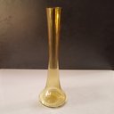 Ver imagem 6 de Vaso Decorativo de Vidro Âmbar 25x8x8cm Enfeite Sala Mesa Estante Aparador