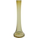 Ver imagem 1 de Vaso Decorativo de Vidro Âmbar 25x8x8cm Enfeite Sala Mesa Estante Aparador