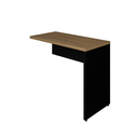 Ver imagem 3 de Mesa em L Savoia 30mm 150x150cm Escritório Macadamia/preto