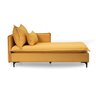 Sofá Modular Chaise Braço Lateral com Pé Metal Sôma CabeCasa MadeiraOriginals - 3