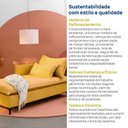 Ver mais imagens de Sofá Modular Chaise Braço Lateral com Pé Metal Sôma CabeCasa MadeiraOriginals
