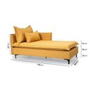 Ver imagem 4 de Sofá Modular Chaise Braço Lateral com Pé Metal Sôma CabeCasa MadeiraOriginals