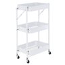 Carrinho organizador Hong Kong cozinha escritório quarto 3 prateleiras - 1