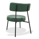 Ver imagem 4 de Poltrona Decorativa Sala de Estar Kobe Estofada com Encosto Couríssimo Verde - Desk Design