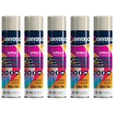 Ver imagem 2 de Tinta Spray 400ml Branco Brilhante Uso Geral em Aço Ferro Gesso Cerâmica Couro | Universo | Kit 05 U