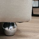 Ver imagem 2 de Poltrona de Descanso do Papai Reclinável em Suede Bege Thor - Larbelle