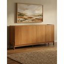 Ver imagem 6 de Aparador Buffet 4 Portas Pés em Madeira Maciça Jequitiba