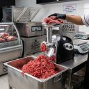 Ver imagem 2 de Moedor de Carne Elétrico Linguiça Kibe Inox 304 CN901 110V