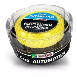 Cera Automotiva Profissional 200g Com Esponja Maxxi Rubber Maxi Rubber Unico - 1