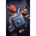 Ver imagem 2 de Panela Caçarola Quadrada 28cm 5,5l Tramontina Lyon Azul Alumínio Forjado Antiaderente Dentro e