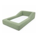 Ver imagem 3 de Cama Infantil Montessoriana a Vácuo Solteiro Colchão Brinde Bouclê Verde Vimont Moveis