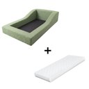 Ver imagem 5 de Cama Infantil Montessoriana a Vácuo Solteiro Colchão Brinde Bouclê Verde Vimont Moveis