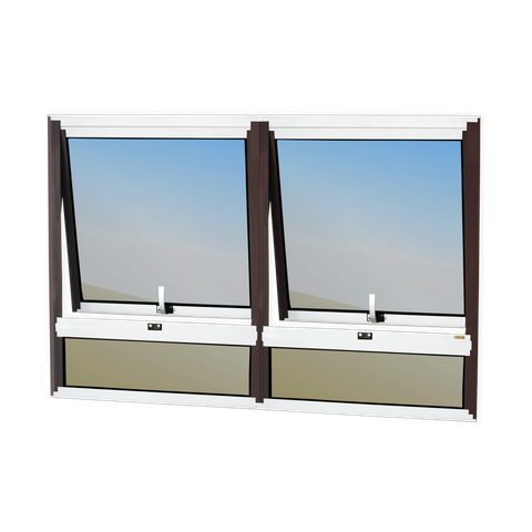 Maxim-Ar Alumínio 80 x 120 c/Band Confort V.Refl.Mix Corten Brimak