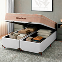Ver imagem 4 de Cama Box Bau + Colchão Casal Molas Ensacadas Airtech Ortobom