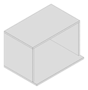 Ver imagem 3 de Nicho Parede para Microondas 57,5cm Mdf Cozinha Lanchonete:branco