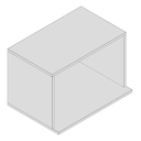 Ver imagem 3 de Nicho Parede para Microondas 57,5cm Mdf Cozinha Lanchonete:branco
