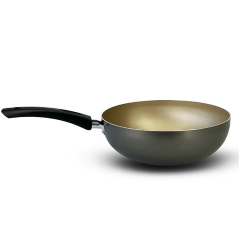 Panela Frigideira WOK 24 cm Antiaderente Alumínio