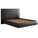 Ver imagem 1 de Cama Queen Flutuante com Cabeceira 160cm Astra S04 Couríssimo Preto - Lyam Decor
