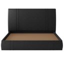 Ver imagem 3 de Cama Queen Flutuante com Cabeceira 160cm Astra S04 Couríssimo Preto - Lyam Decor