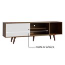 Ver imagem 6 de Rack Madesa Dubai para Tv até 65 Polegadas com Pés - Rustic/branco/rustic