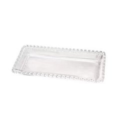 Travessa Oval de Cristal Coração Lyor - 25cm X 13 X 2,50cm - 1