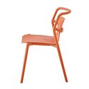 Ver imagem 4 de Kit 2 Cadeiras Empilhável Enjoy Rivatti 53 Cm (largura) Polipropileno (pp) Pêssego com Proteção