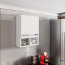 Ver imagem 3 de Armario Suspenso de Parede 2 Portas Argélia Bela Casa