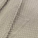 Ver imagem 3 de Kit Cobre Leito Colcha Clean Solteiro Dupla Face - Cáqui
