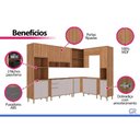 Ver imagem 5 de Cozinha Completa 8 Peças Divina CZ619 Cinamomo/Off White MGM
