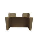 Ver imagem 2 de Kit 4 Pés para Guarda Roupas Armários Multiuso Roupeiro Ivy:amêndoa Caramelo