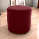 Ver imagem 5 de Puff Redondo Copenhage Veludo Maserati Vermelho Milani Store
